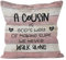 QGFM Cousin-Geschenk-Kissenbezüge, 45,7 x 45,7 cm, Cousin-Dekor, für Sofa, Couch, Zimmer, Cousin, Geburtstagsgeschenk für Frauen