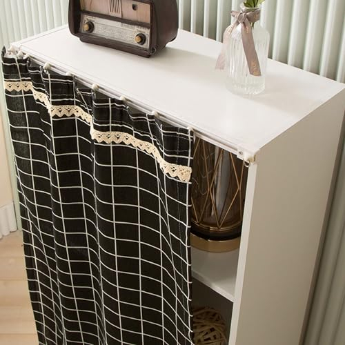 Chaoyilian Sin Cortina de Polvo de Puerta de gabinete,Cortinas de gabinete,Cortinas de gabinete para Cocina,Cortinas Puerta Prueba Polvo,Protección de la privacidad,para Almacenamiento,Armario