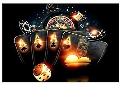 Abstrakte Karte Spiel Leinwand Malerei Poster und Drucke Wand Kunst Bilder für Casino Bar Club Home Dekoration 60x90cm ohne Rahmen