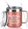 Livole Renteneintritt Geschenk Frau, Rente Tasse, Ruhestand Geschenk für Kollegen, Kollegin, Frauen, Mama, Chefin - Rentnerin 2025 für Diese Tasse Musste Ich Lange Arbeiten - 12OZ 350ml Kaffeetasse