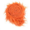 Kunstfell Zum Basteln 10 X 150 Cm Furry Faux Precut Strips Flauschiger Kunstpelzstoff Zotteliger PlüSch Kunstpelz Pelz Fell Fluffy Stoff Für Zwerge Bart Haare Cosplay DIY Weihnachts (Orange)