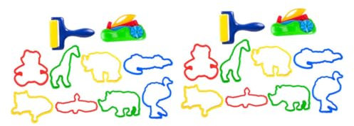 NESTINGHO 20st Plastilin Form Plastilin-Form Mini-Spielzeug DIY-Form Spielzeug Für Kinder Cartoon-ausstecher Backutensilien Für Kinder Spielzeugformen Aus Plastilin Mini-Kekse Plastik