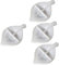 Lurrose 4 Stück Blatt Untertasse Form Plattengussformen De Para Gelatinas Plattenform Selber Machen Epoxid-untersetzer Selber Machen Form Zur Herstellung Von Platten Kieselgel Weiß