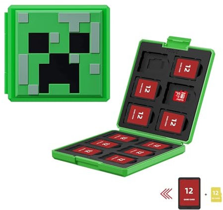 BAYINBROOK Switch Spiele Aufbewahrung,Switch Spiele Hüllen Aufbewahrung,Switch Spiele Lagerung,Kompatibel mit Switch Lite Game Card (12G)