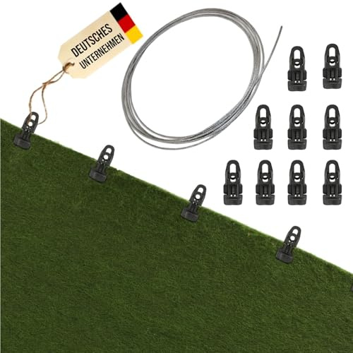Stronghold Pfeilfangmatte Max+ Vario Green Set I grün 2m hoch | versch. Längen I Pfeil Auffangmatte inkl. Zubehör I Armbrust & Bogenschießen Pfeilfang, Made in Germany