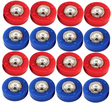 Milisten Juego De Tejo De Mesa De 28 Piezas con Bolas Rodantes De Acero Resistente Y Vibrantes para Un Fácil Reconocimiento Reemplazo De Las Desgastadas para Juegos De Interior