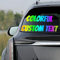 Decalcomanie personalizzate in vinile, adesivi personalizzati per auto, barche, camion, finestre e altro, 20 caratteri e 20 colori, durevoli, impermeabili e facili da applicare, nomi, numeri e disegni