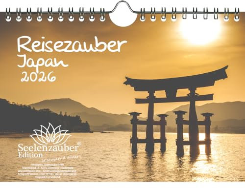 Reisezauber Japan DIN A5 Kalender für 2026 Japan Tokio Stadt Reise Land Urlaub - Seelenzauber