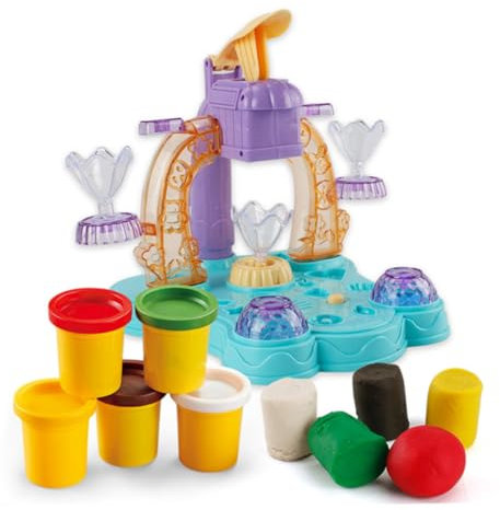 JOINPAYA 1set Color Mud Ice- Maker Toy for Boys and Girls Non-battery Ice Cream Machine Random Accessories Creative Playset for Hand-eye Coordination and Social Skills Development