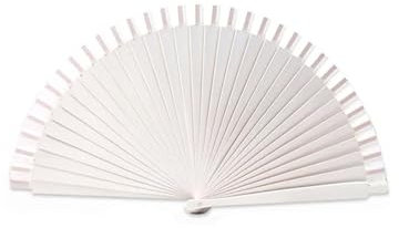 Ventilator Weiße Handfächer Hochzeit Faltfächer Seidentuch DIY Antike Geschenk Handventilator