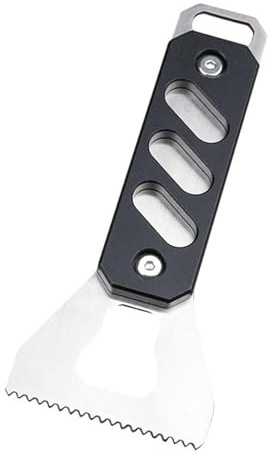 Rostfreier Edelstahl-Kleberstreuer mit rutschfestem Aluminium-Griff, Klebstoff-Applikator für Möbelreparatur und Heimwerker, Klebstoff-Spreizwerkzeug