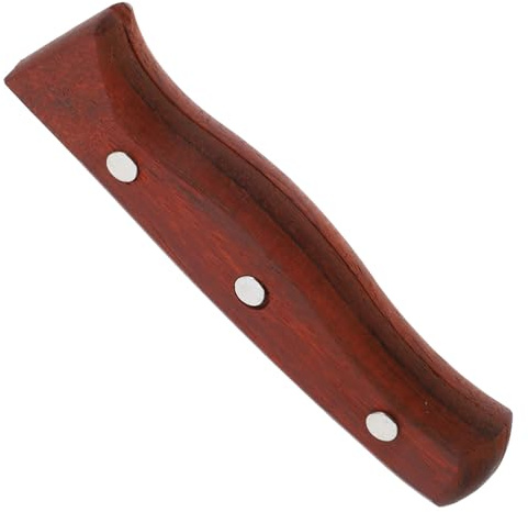 IWOWHERO Wooden Handle Easy Installation Cutter Replacement Grip with Classic Design and Lightweight Solid Wood Kitchen Cutter Handle Grip and Anti-Skid