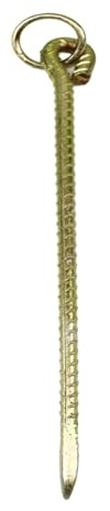 FytStycale Bodenanker Stab Stahl Spiral Schraube Outdoor Ausstattung für Campingzelt Gartenhaus Tierleine Pferde Kuh Ziege, Mehrfarbig, Länge 30cm