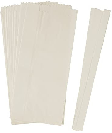 Papiertüten Sterne Set, Weiss, Gross