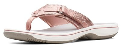 Clarks Women's 26142610 Flip-Flop, Rose Gold, 7.5 UK