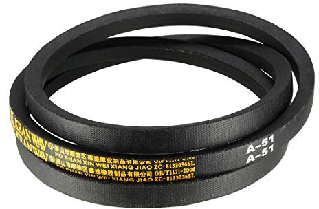 sourcing map A-51 Antriebsriemen Gurt 129,5 cm Industrial Power Gummi Getrieberiemen