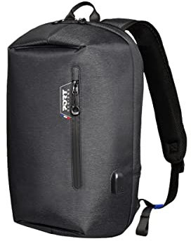 Port Designs - SAN FRANCISCO BACKPACK 15.6 GREY. Includes adjustable chest strap, 10 tablet pocket, secret back pocket, trolley strap and external peripheral charge port.