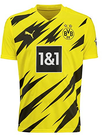 PUMA Herren, BVB HOME Trikot Replica 20/21 T-shirt, Cyber Yellow-Black, 3XL