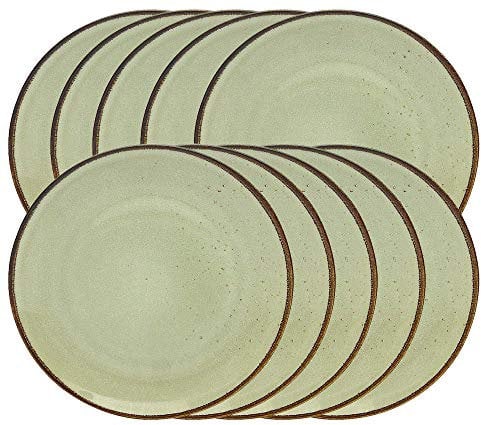10er SET CreaTable 20021 Nature Collection Speiseteller 27 cm EARTH
