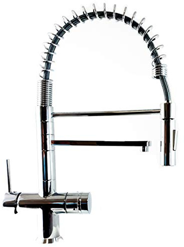 Rubinetto ForHome® 3 Doccetta a Molla Vie Per Acqua Depurata Rubinetto Per Depuratore (colore: Cromo)