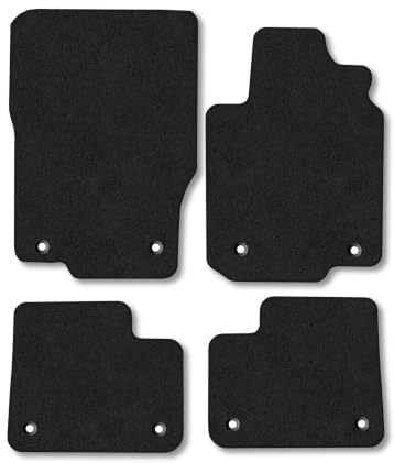 Mercedes M-Class (2012-2015) Carpet Car Mats | Black Edge Trim Tailored Fit Floor Mats Full Coverage Protection Accessories Easy Clean Anti Slip Made in the UK