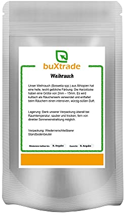 Weihrauch | Äthiopien | Harz | Boswelia spp. | Harzstücke | Räuchern | Buxtrade | Verschiedene Mengen (1 kg)