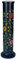 Räucherstäbchenturm, Usha, Räucherstäbchenhalter, Softstone, blau mit Blumenmuster, 27cm