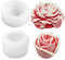 WYAHYQ 2Stück Kerzenform Silikon Kerzenformen Zum Gießen Blumen Kerzen Silikonform Kerzen Rosen2.16inch und Pfingstrosen3.94inch