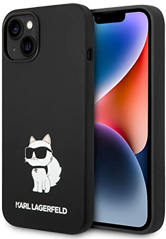 KARL LAGERFELD KLHCP14MSNCHBCK Hard Case für iPhone 14 Plus 6,7 Zoll Schwarz SI