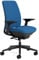 Steelcase Amia Ergonomischer Bürostuhl mit LiveBack Lumbalstütze und 4D-Armlehnen Königsblau
