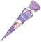 Dein Lieblingsteil Schultüte für Mädchen Unicorn Zuckertüte aus Stoff (Glitzer Einhorn) 70/85 cm