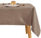 JIUZHEN Khaki Tischdecke Abwaschbar Tischdecken Leinenoptik für Esszimmer, Garten, Outdoor,Hochzeiten Wasserabweisend Tischtuch Eckig 160X320 cm