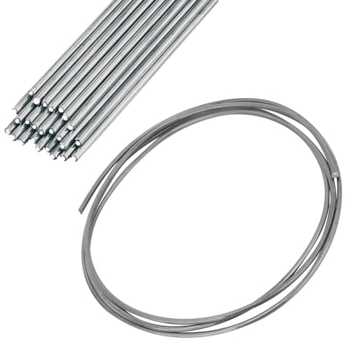Jadeshay Filo per saldatura,1 Meter Bassa Temperatura Bacchette di Saldatura in Alluminio Filo di Stagno In Rocchetto, Asta di Saldatura Durevole al per Riparazione