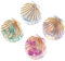 Beaupretty 8 Pièces Pince à Cheveux D'été Pince à Griffe Étoile Clips Étoiles Clip De Mâchoire De Coquille Pince à Cheveux Femme Pince Cheveux Acide Acétique Fille Coquillage Version Coréenne