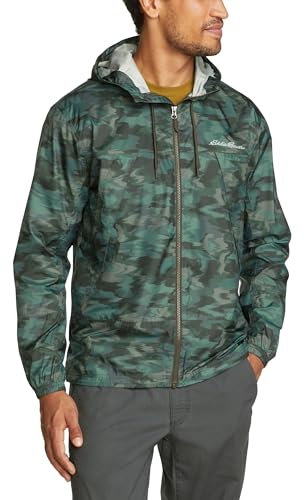 Eddie Bauer Herren Momentum UPF 50+ Hoodie Regenmantel, Loden, L
