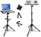 Vangoa Projector Stand Tripod Adjustable Laptop Tripod Stand Height 23.6'' to 51.2'' with Violin Hanger Portable Multifunctional DJ Rack Stand for Outdoor Movies, Home, Office, Stage, Studio