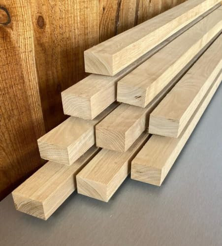 Eiche 3 x 5 cm DACHLATTEN BAUHOLZ KONTERLATTE HOLZ 30 cm LÄNGE (3 x 5 cm - 30 cm Länge - 5 Stück)