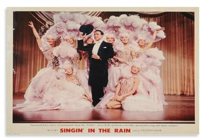 Filmposter Singin in The Rain, Kunstdruck, Wandfoto, Malerei, Poster, hängendes Bild, Familiendekoration, 20 x 30 cm, 43 Stück