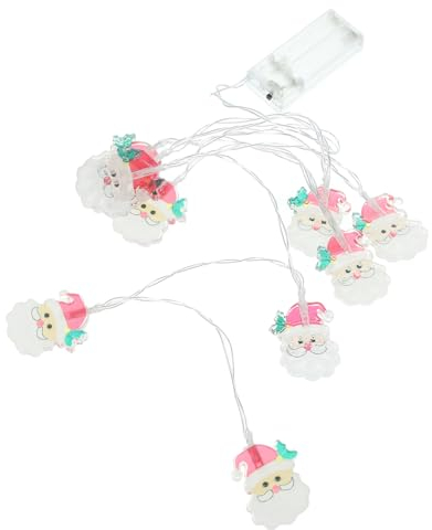 Ciieeo Weihnachtsmann-lichterkette mit Batterien Batteriebetriebene -lichter für Dekorationen Festliche Weihnachtsdekoration für Den Innenbereich