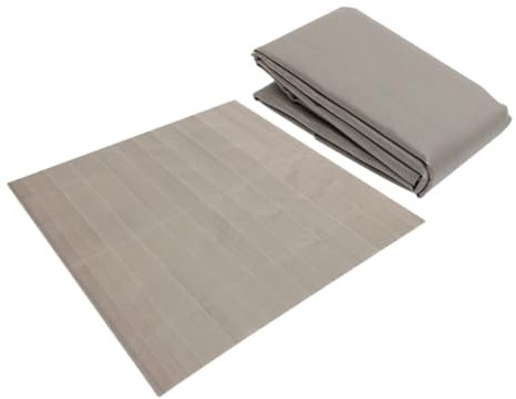 ANDRESLAD 2stücke Feuerfeste Matte Für Grill Feuerstelle Wiederverwendbare Hitzebeständige Schutzunterlage Für Outdoor Terrasse Camping