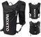 INOXTO Sac d'hydratation léger 5L,adapté à la randonnée en Plein air,Marathon, compétition Cycliste, Gilet d'hydratation d'alpinisme,Hommes et Femmes (Noir et Blanc, Normes)