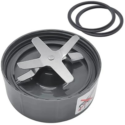 Pexorin 600/900 W Entsafter, Ersatz-Kreuzextraktor, Klingenbasis aus Edelstahl, for NutriBullet-Mixer, inklusive 6 Lamellen-Klingenmixer Mixer-Ersatzklinge