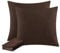 Aisbo Kissenbezug 80x80 2er Set - Kopfkissenbezug 80 x 80 Braun mit Reißverschluss aus Mikrofaser, ÖKO-TEX Pillow Cover 80x80cm, Weich und Bügelfrei