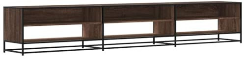 vidaXL Meuble TV chêne Marron 270x40x46 cm Bois d'ingénierie, Support TV, Buffet TV, Meuble multimédia, Banc TV, Meuble HiFi, Centre de Divertissement