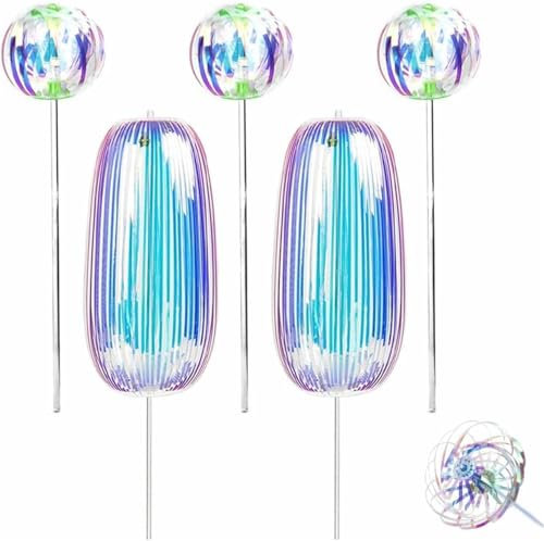 APRILADY Regenbogen-Twirler, Regenbogenstab, Magischer Party-Bubble-Zauberstab, Spin-Glitzerstab, Drehbarer Wirbel und Dazzle, Interaktive, Coole Tanzrequisite, Weihnachten