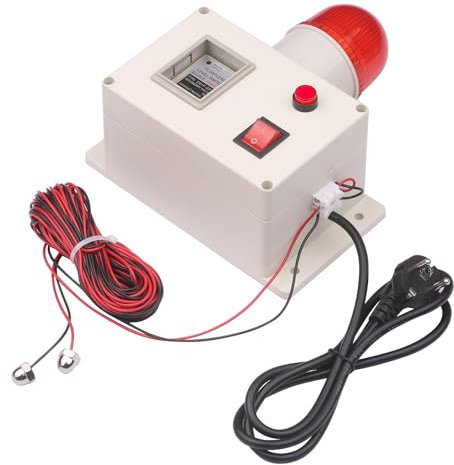 ACAGALA Wasserstandsanzeigealarm Wasserstandalarmsensor Wasserleitungsanzeigealarm Alarm für niedrigen oder hohen Wasserstandsensor mit Schalldämpferschalter