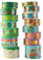 Fyfjur 15 Rollen Washi Tape Ostern, Ostern Washi Tape Set Selbstklebendes, 5 Größen Hasen Karotten Osterei Washi Tape Kinder, Deko Klebeband für DIY Handwerk, Verpackung Ostern, Scrapbooking, Geschenk