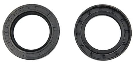 TC Öl-Wellendichtring Skelett-Öldichtringe， 2 Stück TC-Gummi-Skelett-Öldichtung, NBR-Zylinder-Hydraulik-O-Ring, wasserdichte Drehwellen-Öldichtung, Nitril-Wellen-Öldichtung, Dichtungslippe(17x35x7mm)
