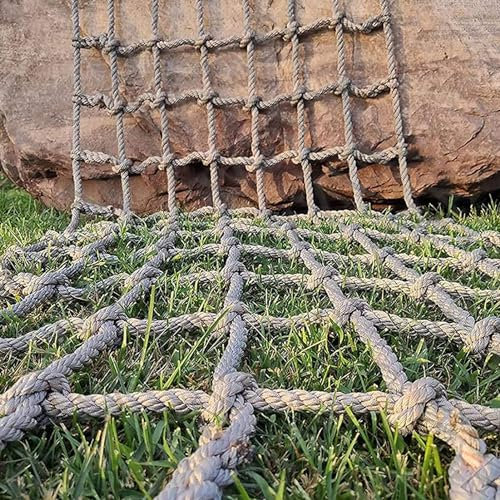 LIUWOPA Kletternetz für den Außenbereich, tragbares Frachtnetz, Strickleiternetz, geeignet für Fitnessstudio, Schaukel, Kletternetz für Baumhaus-Hindernisparcours im Freien