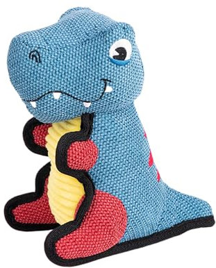 Fuzzl Rex Dinosaurier Hundespielzeug Blau